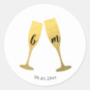 Recherche de gold foil mariage autocollants Enregistrer la date
