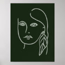 Recherche de portrait abstrait posters Femme