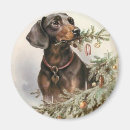 Recherche de chiot vintage magnets Noël