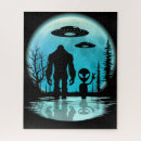 Recherche de bigfoot puzzles Alien