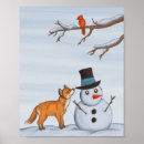 Zoek naar vos sneeuw posters Sneeuwman