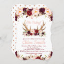 Recherche de antler invitations Rose vif