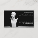 Recherche de psychologie cartes visite Psychologique