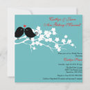Recherche de baisers des oiseaux invitations Moderne