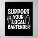 Recherche de barman posters Pourboire votre barman