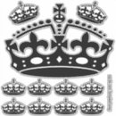 Recherche de couronne royale vintage autocollants Royaltie