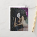 Recherche de visage de femme cartes postales Unique