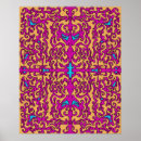 Zoek naar psychedelische posters Psychedelisch patroon
