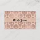 Zoek naar vintage makeup visitekaartjes Elegant