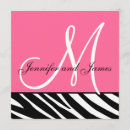 Recherche de zèbre mariage invitations Moderne