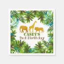 Zoek naar dieren servetten Safari baby shower
