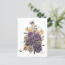 Recherche de rose pourpre cartes postales Beau