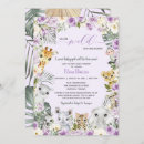 Recherche de jungle safari baby shower invitations Floral