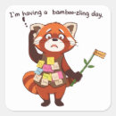 Zoek naar rode panda stickers Schattig