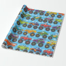 Recherche de camion monstre papier cadeau Camions