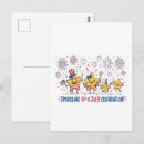 Recherche de juillet cartes postales Drapeau américain
