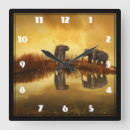 Recherche de mammifères horloges Éléphant