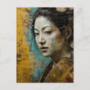 Recherche de femmes japonaises cartes postales Fleurs