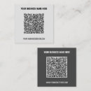 Recherche de objets cartes visite Code qr