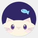 Recherche de poisson rouge autocollants Rond