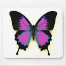 Recherche de papillon noir tapis souris Rose