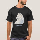 Recherche de loup solitaire tshirts Solitude