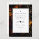 Recherche de damassé noir mariage invitations Damer