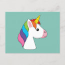 Recherche de licorne de bébé cartes postales Cheval