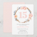 Recherche de quinceanera 15ème invitations Fille