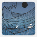 Recherche de ciel nocturne autocollants Bleu