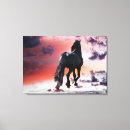 Recherche de cheval noir toiles Étalon
