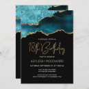 Recherche de turquoise anniversaire invitations Tendance