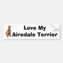 Recherche de airedale voiture autocollants Animal