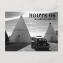 Recherche de route 66 cartes postales Noir et blanc