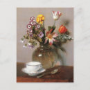 Recherche de vase tulipes cartes postales Rose