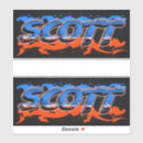 Recherche de scott autocollants Nom