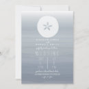 Recherche de sable et eau invitations Aquarelle