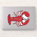 Recherche de homard rouge autocollants Crustacés