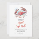 Recherche de crabe invitations Fête d'été