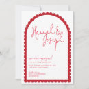 Recherche de red border invitations Minimaliste