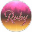 Recherche de ruby autocollants Nom