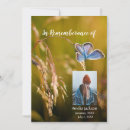 Recherche de souvenir de papillon invitations Funérailles
