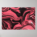 Recherche de rouge sang posters Abstrait