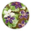 Recherche de fleur pourpre boutons et poignées de porte Floral