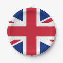 Recherche de français assiettes en papier Drapeau