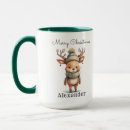 Zoek naar rendieren mokken Sneeuwman