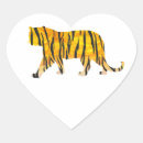 Recherche de tigre orange autocollants Motif