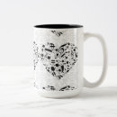 Recherche de note de coeur tasses Amoureux de musique