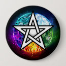 Recherche de wiccan badges Pentagram