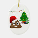 Recherche de poop ornements Xmas emoji